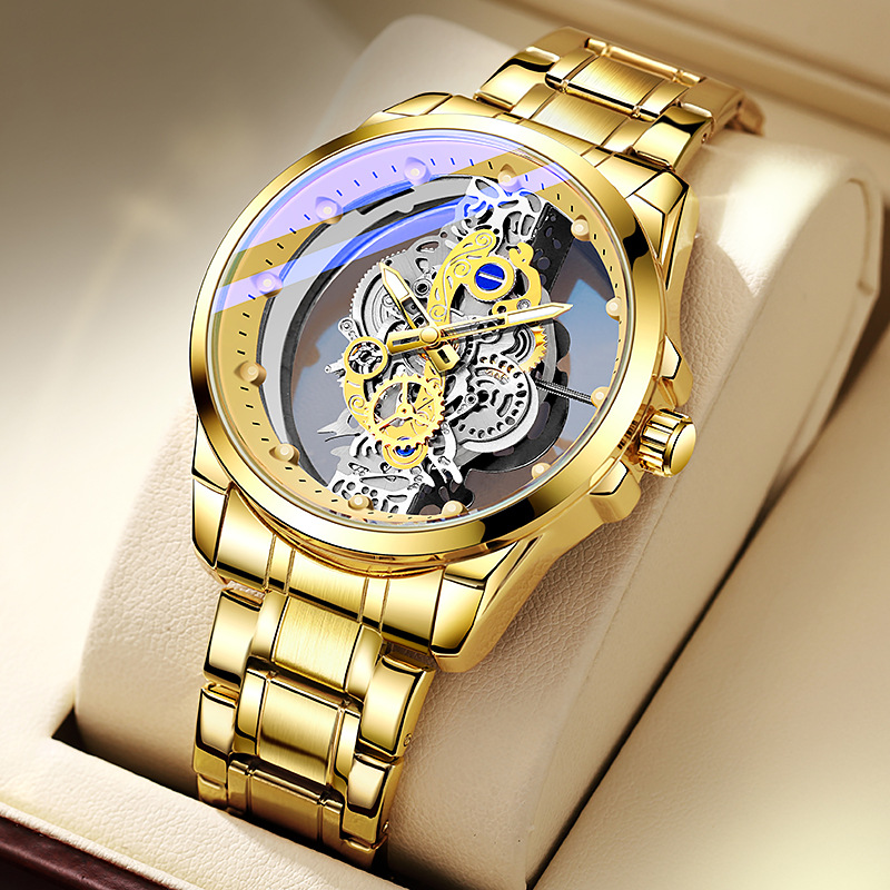 ساعة هيكلية ميكانيكية فاخرة - فن الهندسة على معصمك (إصدار محدود)