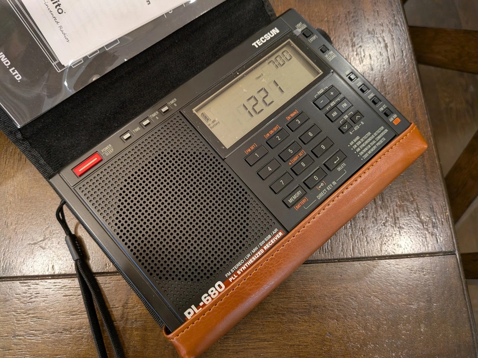 راديو موجات قصيرة عالي الجودة PL-680 FM ستيريو/AIR/LW/MW/SW
